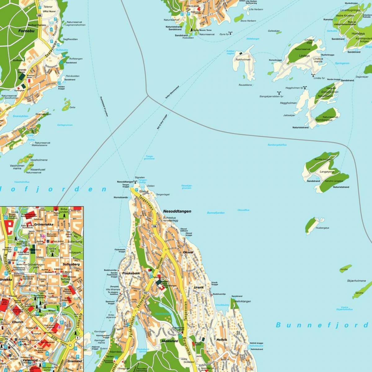 осло Норвешка мапата на светот