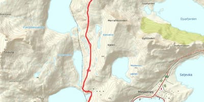 Карта на Норвешка пешачки патеки