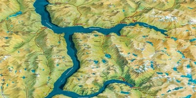 Мапата geiranger Норвешка