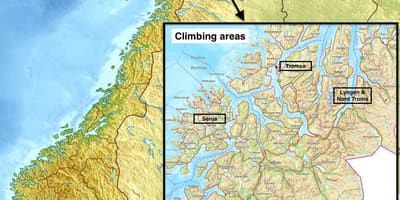 Tromsø Норвешка мапа