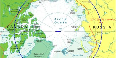 Арктикот Норвешка мапа