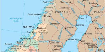 Мапа на Норвешка
